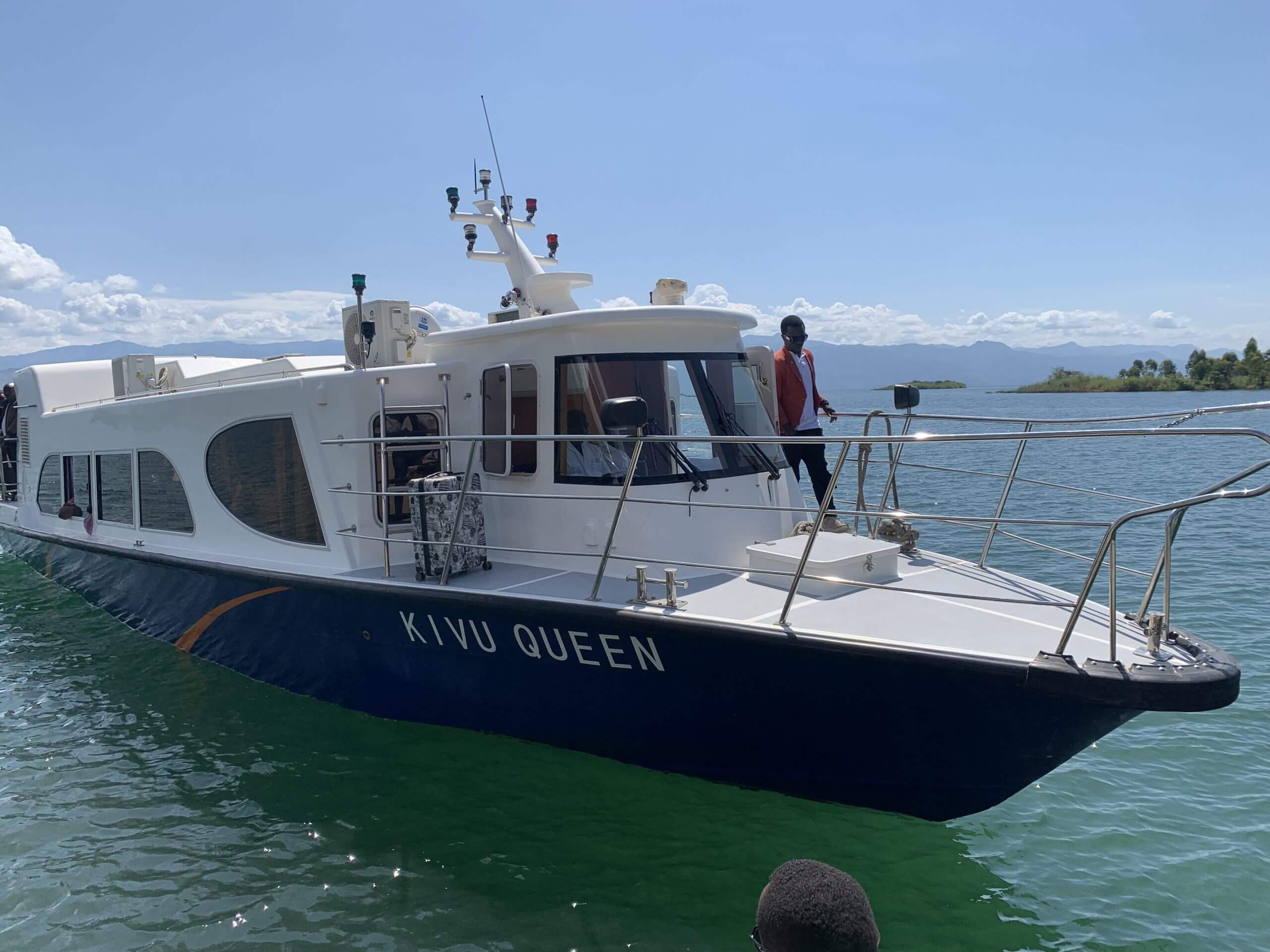 Le Kivu Queen à quai