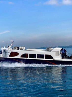 Le Kivu Queen navigue sur le lac Kivu